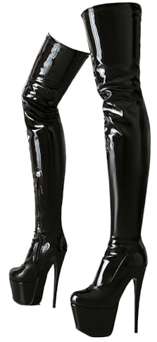 Ceciloroda 15.5cm Ultra-Höhe Ferse Pole Dance Schuhe