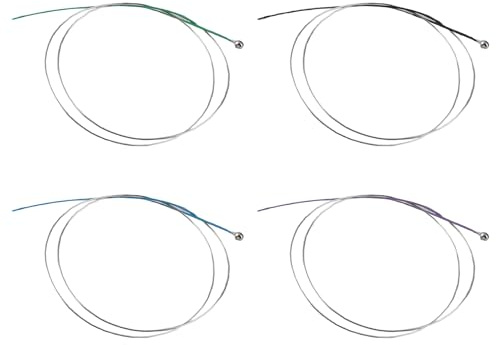 Aramox Violinsaiten Set 4 Stück Edelstahl G D A E Für 3 4 Violine Schüler Anfänger