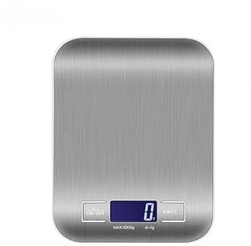 Báscula de cocina y alimentos Báscula electrónica recargable de acero inoxidable, báscula de cocina de 5kg/10kg, joyería for el hogar, aperitivos y pesaje, herramientas for hornear Báscula digital par