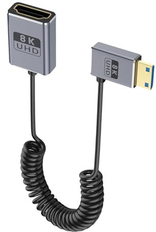 SHOOYIO Efficiente cavo miniaturizzato video 8K per fotocamere e tablet vari dispositivi che collegano laptop a TV e monitor adattatore videocamera