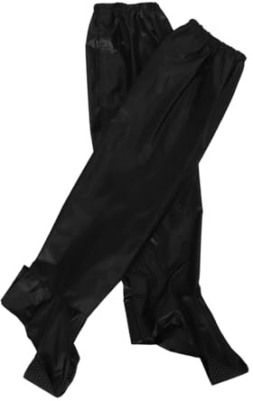 Healvian Pantaloni Impermeabili Donna Antipioggia Oxford Neri, Antivento e Facili da Indossare, per Escursioni e Attività All'aperto di Motocicletta e Hiking