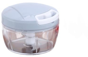 Whakano Zwiebelschneider Gemüseschneider manuell,Multifunktionale Gemüsezerkleinerer mit Seilzug,Küchenhelfer für Fleisch,Knoblauch,Zwiebeln,Küchenmaschine für schnelles Schneiden und Hacken,Blau