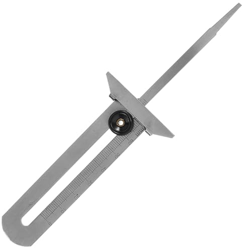 HIAKDOFT Misuratore di Profondità Battistrada per Pneumatici Auto in Acciaio Inox Strumento Portatile Compatto 0-60 MM Design Circolare per Misurazioni Precise e Sicurezza Stradale