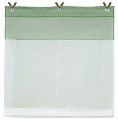 Joyswahl Voile Raffrollo mit Hakenaufhängung, ohne Bohren »Edelgard« Schals Fenster Gardine BxH 80x165cm Grün 1er Pack