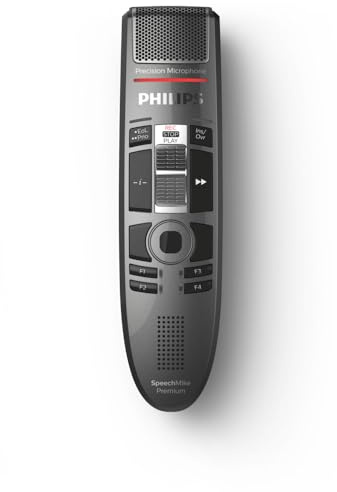 Philips SpeechMike Premium Touch Grigio, Metallico (SMP3720/00 - SpeechMike Premium Touch Dictation Microphone)