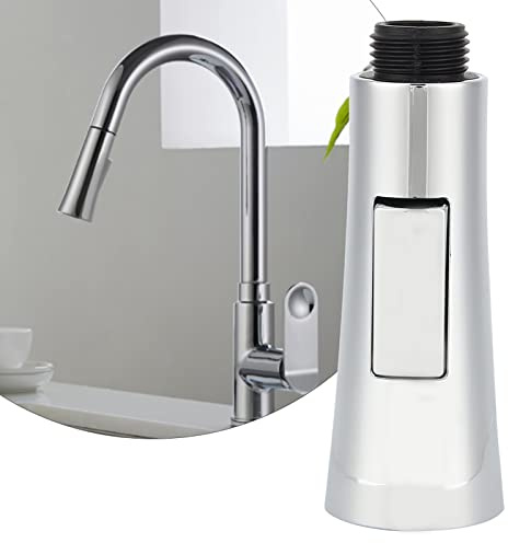Spülbecken Wasserhahnkopf Ausziehbarer Sprühkopf für Badezimmer Küchenarmatur Ersatzteil G1 / 2 Anschlüsse Düse Galvanisieren