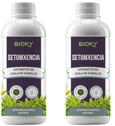Bioky® Cola de Caballo Fungicida 2L: Preventivo y Curativo para Plantas | Bioestimulante Ecológico, Plantas de Interior, Huerto Urbano, Controla Hongos como Mildiu, Oídio, Roya, Muy Concentrado