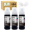JoyPrinting E104 Encre Noir Compatible avec Epson E104 Ecotank Bouteille d'encre Multipack Cartouches pour Ecotank ET-2820 ET-2710 ET-2720 ET-2815 ET-2810 ET-2826 ET-1810 ET‑2711 ET-2712 ET-2714