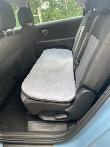 PnH Veterinary Bedding, Super Soft, Car Back Seat Protector, Non Slip With Rounded Binded Edges - for Strength, Durability and a Smart Look (Large - 126cm x 48cm, Charcoal)