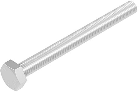 SECCARO Sechskantschraube M4 x 45 mm, Edelstahl V2A VA A2, DIN 933 / ISO 4017, Außensechskant, 20 Stück