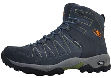 Brütting Unisex Mount Pinos High Trekkingsstövlar, Antracit grön orange, 42 EU