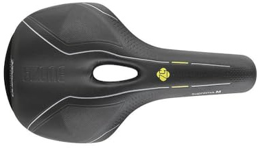 MVTEK Sella Sport. Sella bicicletta 155x275mm con luce posteriore. Sedile bici imbottitura a 5 zone massimo comfort. Sella ammortizzata per bici. Sellino ergonomico uomo/city bike. Bici accessori.