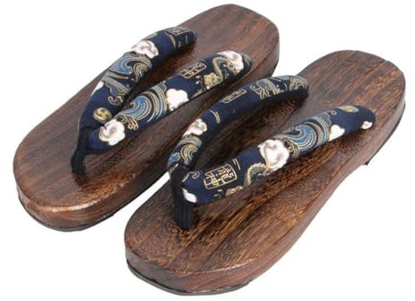 CHEWYZ Sandales Traditionnelles Japonaises pour Hommes Sabots Chaussures Kimono antidérapants Sabots Tongs Geta,Pantoufles Plates Semelle Femme Kimono Sabots Chaussures