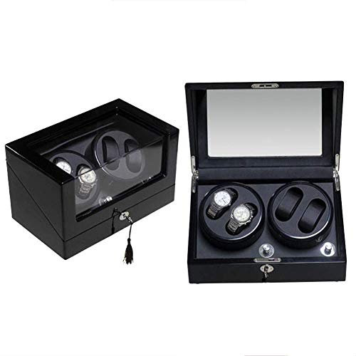 SCWZZWSY Wendler Wedler Watch Box mechanische Uhr Automatische Uhren Shaker Wickelbox Aufbewahrungsbox drehen Messschuhe Uhrenwache Fashion Uhren Wickler Uhr Storage Storage