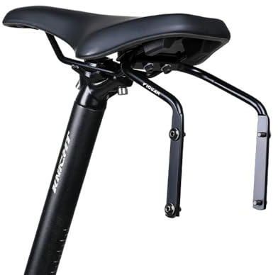 Rarapop Bike Saddle Bag Stabilizer Mount, 2 Bottle Cage Mounting Hole, Bicycle Seat Post Double Water Bottle Holder for Outdoor Cycling