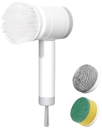 Scrubber Elettrico Rotante | Scopa Elettrica a Batteria Senza Fili,Strumento Ricaricabile Per Pulizia Bagno Cucina Piastrelle Auto Vasca Pavimento