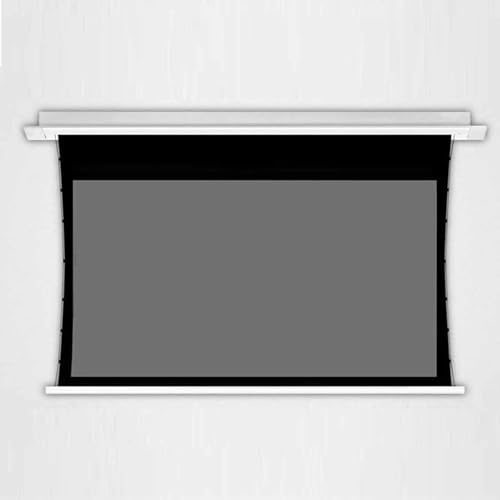 ZenSeFarin Pantalla De Proyección Motorizada Y Eléctrica, Pantallas De Proyección Automáticas, Montaje En Pared O Techo, Pantallas De Cine para Proyectores De Exterior E Interior,72inch