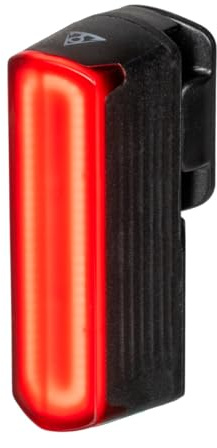 Topeak BeSeen Mega StVZO Rücklicht Schwarz Rot, USB Fahrrad Rücklicht mit StVZO Zulassung und COB LED für Rennrad MTB Gravelbike und Citybike