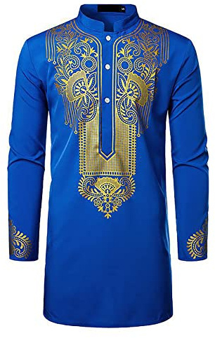 Caftán para hombres de manga larga camisa musulmana túnica árabe ropa étnica bata de oración traje islámico para fiesta ceremonia diaria tradicional
