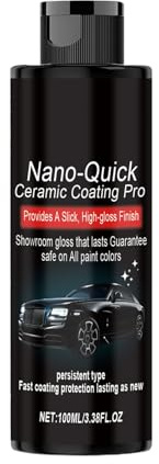 Scellant en céramique pour voiture - agent de revêtement nano pour le soin de la peinture, le polissage, l'amélioration de la brillance, le nettoyage de la , la couche protectrice et la
