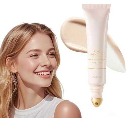 Face Primer Blurring Primer for Mature Skin, Pore Minimizing Primer & Smooth Filler Primer, Even-Toning Primer for Fine Lines, Face Primer with Vitamin C & Niacinamide, 15g