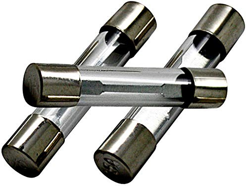 Glasröhrchen US Feinsicherung - Sicherung Mikrowelle PKW Auto - 5A bis 30A Ampere 240V (10 Stück (10A))