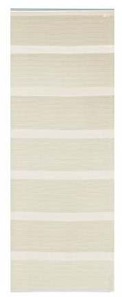 Haus und Deko Flächenvorhang 60 x 245 cm Beige Schiebevorhang halbtransparent gestreift mit Paneelwagen Schiebegardine Gardinen Vorhang Klettband Wohnzimmer Schlafzimmer Kinderzimmer, 2376