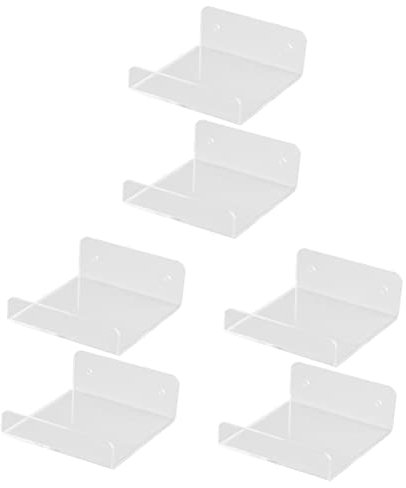 UKCOCO 6pcs Projector Mount Shelf Storage Projector Holder Wall Mount Floating Shelves
