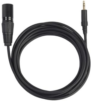 Vaguelly 3m Usb to Microphone Adapter Cable for Pc Recording Black Khz Digital Sound and Play Usb Guitar Cable Compatible Audio Equipment