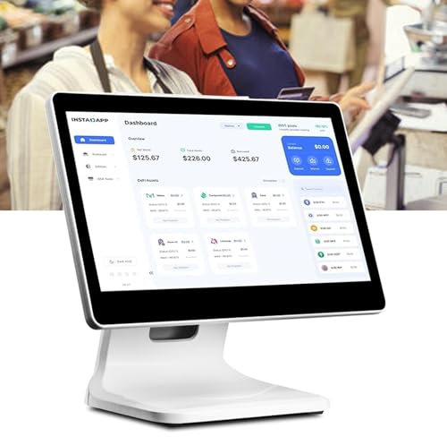 Terminal De Point De Vente Commercial, Caisse Enregistreuse À Écran Tactile De 15,6, Caisse Enregistreuse Intelligente 4G+64G Pour Bureau, Vente Au Détail, Restaurant, Bar, Salle De Sport, Entrepôt