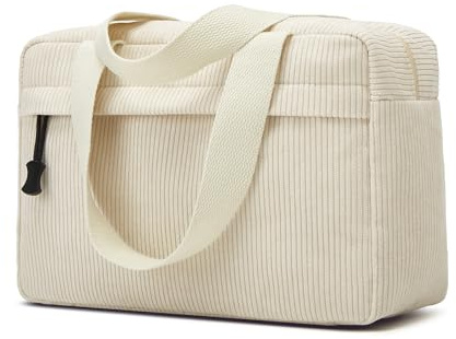 Jiliyote Groß Kosmetiktasche Cord Kulturtasche Gross Damen Kulturbeutel Kord Reise Waschtasche Damen Kosmetikbeutel für Travel Mädchen