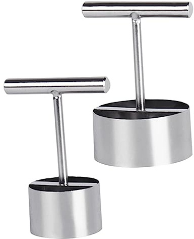 Ipetboom Dénoyauteur De Fruits en Acier Inoxydable, Lot 2 Pcs, Extracteur De Noyau Portable Multifonction, Outil pour Vider Poires Et Pommes, Accessoire La Cuisine Maison