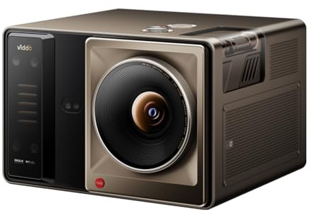 CACACOL Vidda C5 Boundless Master 4K Proyector Tricolor láser 6800 CVIA Lumen SST-DMD DLP 0.84~2.0 Throw MT9681 8GB 1TB, Sonido por JßL WiFi Bluetooth, Android Chino OS + KD3 Google TV Stick