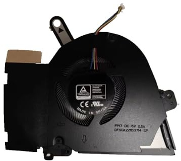 RTDPART Ventilateur de processeur pour Ordinateur Portable pour ASUS TUF Dash F15 FX516PC FX516PCZ DFS5K221153714 FP17 13NR05U0P01011 DC5V 0.5A