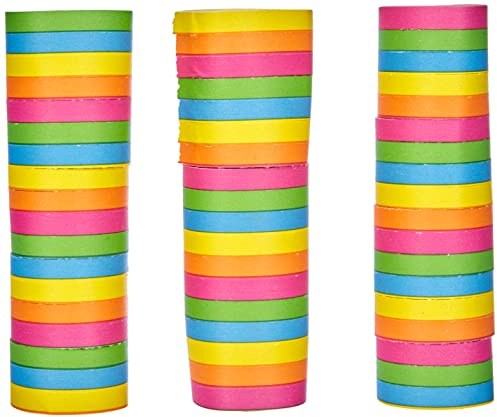 Boland 42026 - Banderoles arc-en-ciel, 3 pièces, longueur 400 cm chacune, Multicolore, Multicolore, Carnaval, Anniversaire, Décoration, Anniversaire d'enfant, Jardin d'enfant, Fête à thème