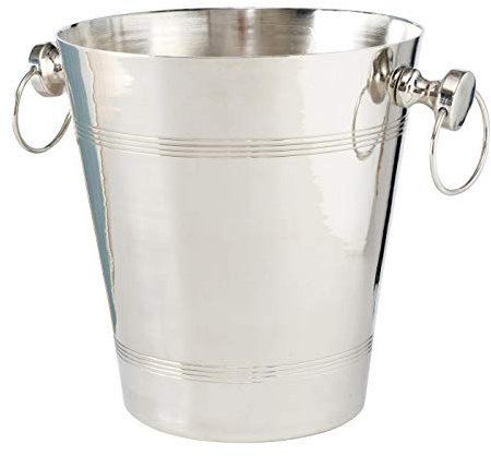 Weinkühler Champagnerkühler, Aluminium silber