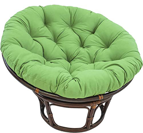 TMXK Papasan Papasansessel Rattansessel Auflage Sesselkissen Gartenkissen Sitzkissen Garten Kissen Gesteppt Rund