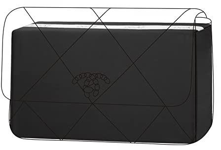 DGAZ Satin-Taschenkissen für Chanel 19 Flap 26, Taschenformer, Noir | Luxuriöser Satinbezug, Hochwertiger Memory-Schaum, Elegante Formstabilität