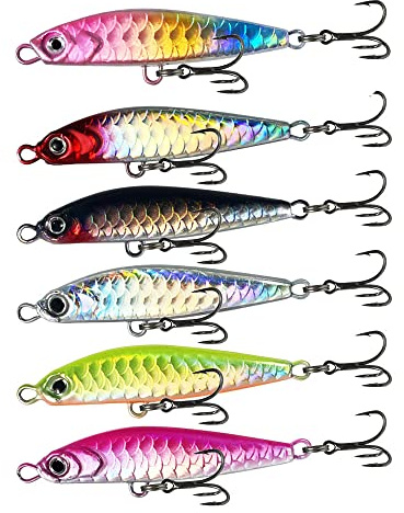 SSyang Fishing Forellen Spoon Set, Kunstköder Spinner Blinker Set AngelKöder Spinner Forelle Köder Set Spoons Forelle Set Blinker Angeln