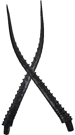 minkissy DIY Haarnadel Charms Aus Kunststoff Antilopenhorn-Form Für Mädchen Als Haarschmuck Zubehör Oder Kopfschmuck Dekoration