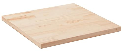 vidaXL Tischplatte 90x90x2,5 cm Massivholz Kiefer Quadratisch