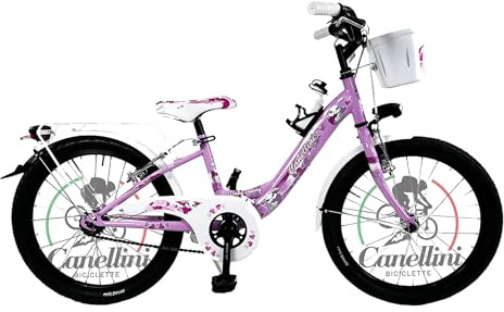 BICICLETTE CANELLINI Flickcykel Venere 20 Baby Bunny – hjul 20 tum (rosa)