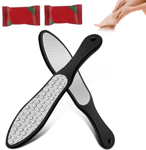 Hornhautentferner,Fußraspel,Doppelseitige Fußfeile Entferner,Hornhautraspel,Hornhautfeile,Metall Fußfeile,Edelstahl-Fußraspel,Doppelseitig Hornhautraspel,Hornhautfeile Fußfeile,Hornhauthobel