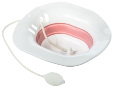 Healeved Bassin De Bain De Siège Pour Soins Postopératoires Et Femmes Enceintes Avec Orifice Anti-fuite Et Conception Antidérapante