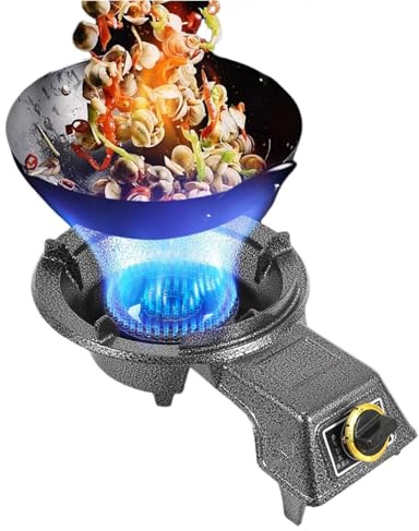 Cuiseur À Gaz 7KW 1 Brûleur, Poêle À Gaz À Port À Port, Poêle Portable À Table À Gaz À Gaz Poêle, Cuisiniere Poêle De Camping, Cuisinière De Cuisine avec Protection Flameout(LPG)