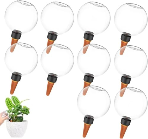Aodejoy Bewässerungskugeln,Automatische Pflanzenbewässerung,Selbstbewässerung Bewässerungskugel,Wasserspender Pflanzen zur Automatischen Bewässerung von Zimmer Balkon und Gartenpflanzen (10 Stück)