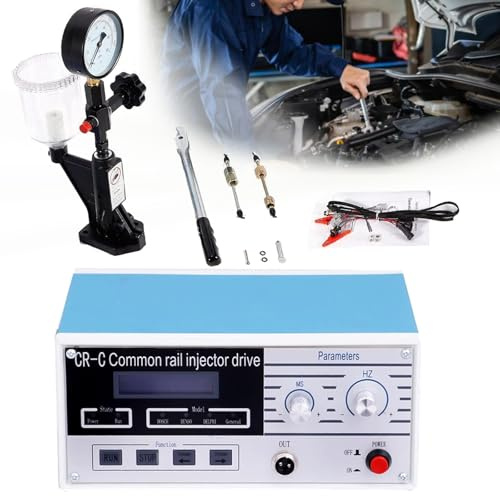 Tsampa CR-C Tester Multifunzione per iniettore Diesel, CR-C - Tester Multifunzione per iniettori Diesel Common Rail, ugello per iniettore, Tester per iniettori, Strumento di Riparazione Diesel