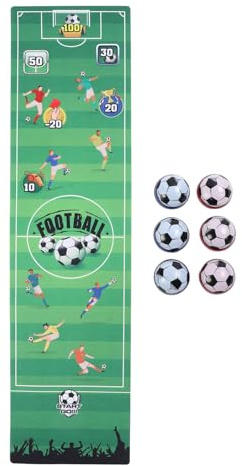 Kinderbrettspiele Interactive Educational Tabletop Curling Strategy Game Fun Family Games für Kinder und Erwachsene für Familienspielnächte und Partys haltbarer (Fußball)