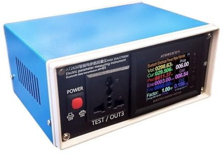 Tester di carico digitale, Strumento di misura dei parametri elettrici della quantità elettrica intelligente, misuratore di potenza, misuratore di potenza digitale, amperometro, voltmetro