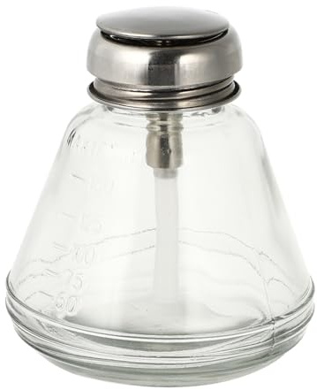Alipis Flacone in Vetro da 180ml per Solvente Unghie Dispenser a Pressione Antistatico, Facile da Usare di Perdite, per Uso Personale Manicure